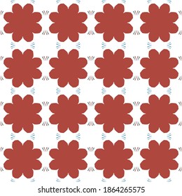 Geometric seamless patter for textiles and design