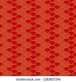Geometric seamless pattern.
