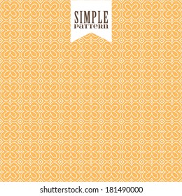 Geometric seamless pattern
