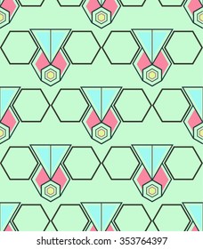 geometric seamless pattern