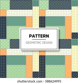 Geometric seamless pattern