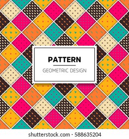 Geometric seamless pattern