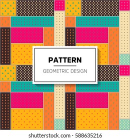 Geometric seamless pattern