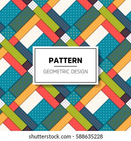 Geometric seamless pattern