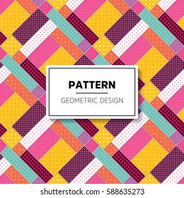 Geometric seamless pattern