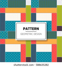 Geometric seamless pattern