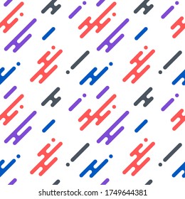 Geometric seamless pattern. Abstract background template design. Applicable for Fabric Print, Cover, Paper, wallpaper. Vector Eps10.