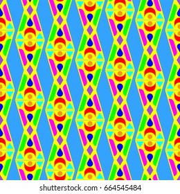 The geometric seamless pattern, abstract background.