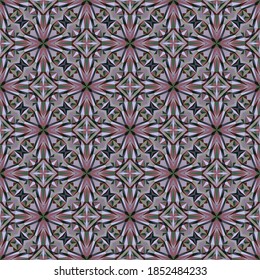 Geometric seamless pattern, abstract colorful background, fashion print with small shapes, vector texture for textile, fabric, wallpaper, wrapping paper.