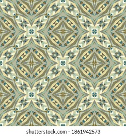 Geometric seamless pattern, abstract colorful background, trendy ornament, fashion print small shapes, vector texture for textile, fabric, decoration.