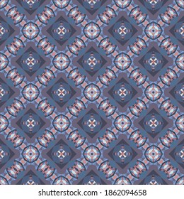 Geometric seamless pattern, abstract colorful background, trendy ethnic ornament, fashion print small shapes, vector texture for textile, fabric, decoration.