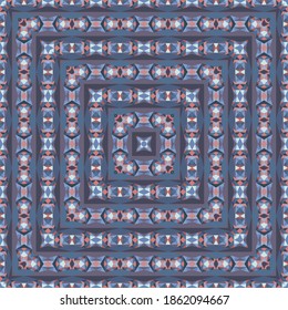 Geometric seamless pattern, abstract colorful background, trendy ethnic ornament, fashion print small shapes, vector texture for textile, fabric, decoration.