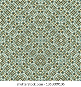Geometric seamless pattern, abstract colorful background, trendy ornament, fashion print small shapes, vector texture for textile, fabric, wallpaper, decoration.
