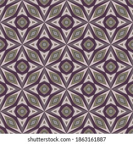 Geometric seamless pattern, abstract colorful background, trendy ornament, fashion print small shapes, vector texture for textile, fabric, decoration.