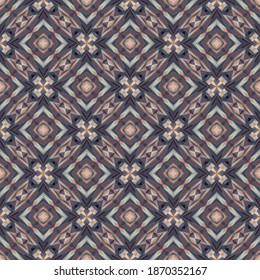 Patrón geométrico sin costuras, fondo colorido abstracto, formas pequeñas de impresión de moda, textura vectorial para tela, textil, decoración.