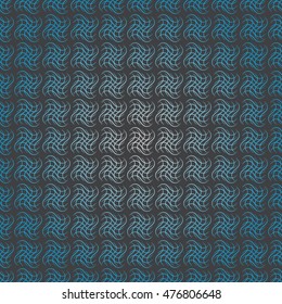 The geometric seamless pattern abstract  dots wave. 