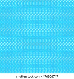 The geometric seamless pattern abstract  dots wave. 