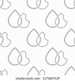 Geometric seamless pattern, abstract drops