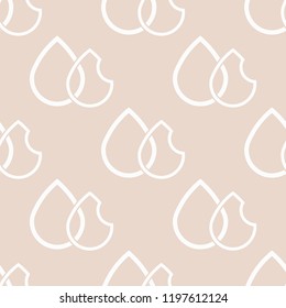 Geometric seamless pattern, abstract drops