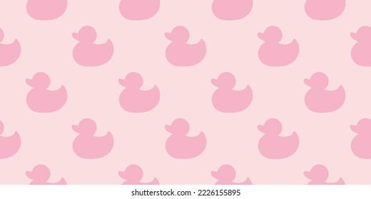geometric seamless pattern of abstract ducks for decoration and design