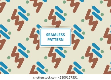 geometric seamless pattern. Abstract graphic background with squares, lines, grid. Simple geo texture. Ethnic style ornament. Repeat vintage design for decor, print
