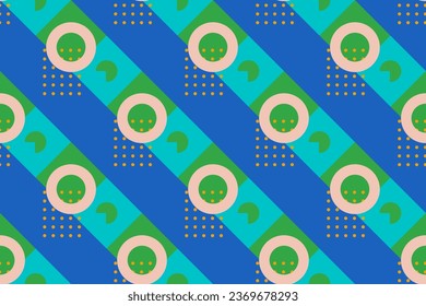 Geometric seamless pattern. Abstract geometric hexagonal graphic design print cubes pattern. Seamless geometric cubes pattern.