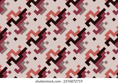 Geometric seamless pattern. Abstract geometric hexagonal graphic design print 3d cubes pattern. Seamless geometric cubes pattern.