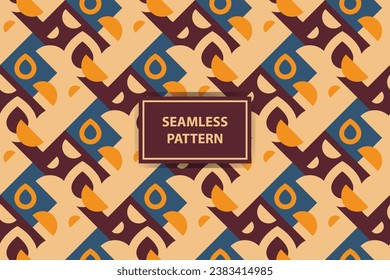 Geometric seamless pattern. Abstract geometric hexagonal graphic design print cubes pattern. Seamless geometric cubes pattern.