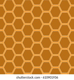 Geometric seamless pattern. Abstract honeycombs. Vector illustration.