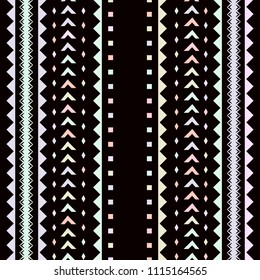 Geometric seamless pattern. Abstract line geometry decor wallpaper. Retro fabric design. Color ornament illustration.