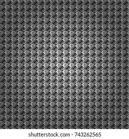Geometric seamless pattern. Abstract mosaic vector background. Sketch in white, gray and black colors. Design elements.