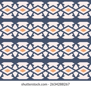 padrão contínuo geométrico com formas abstratas e um design moderno fornece um pano de fundo moderno. O ornamento decorativo é repetível e ideal para tecido, papel de parede e desenhos têxteis