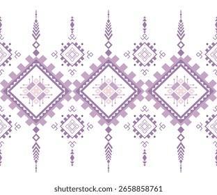 Padrão geométrico sem emenda com formas abstratas em cores suaves para design têxtil e papel de parede

