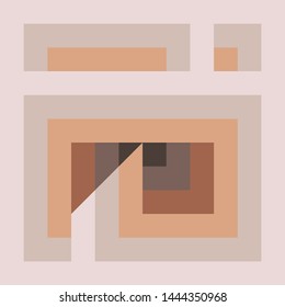 Geometric seamless pattern. Abstract trendy background for textile, surface, decor design. Vector modern design texture.