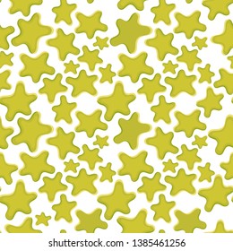 Geometric seamless pattern. abstract vector texture with scattered stars