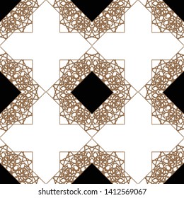 Geometric seamless pattern. Abstract vector background.
