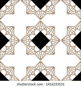 Geometric seamless pattern. Abstract vector background.