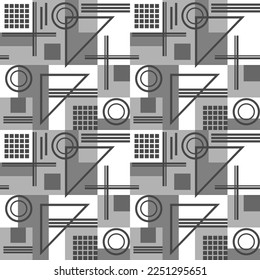 Geometric seamless pattern, abstract vector background, wrapping paper, wallpaper, fabric print.