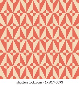 Geometric seamless pattern. Abstract vintage vector background.