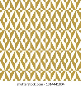 Geometric seamless pattern. Abstract vintage vector background.