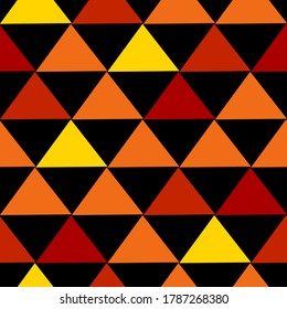 Geometric seamless pattern. Autumn digital paper. Vector background. 