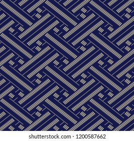 Geometric seamless pattern background