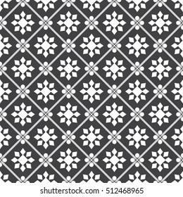 Geometric seamless pattern background.