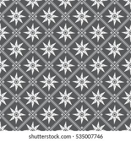 Geometric seamless pattern background.