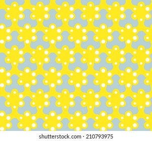  Geometric seamless pattern background. Abstract shapes, triangles and dots