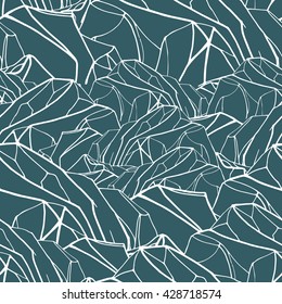 geometric seamless pattern. background with abstract mountains
