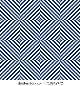 geometric seamless pattern background with blue.stripe line pattern.optical illusion background
