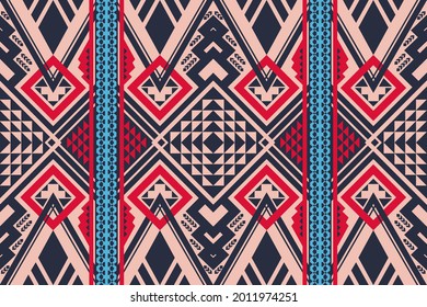 Geometric seamless pattern for background, carpet, wallpaper, clothing, wrapping, batik, fabric and etc.