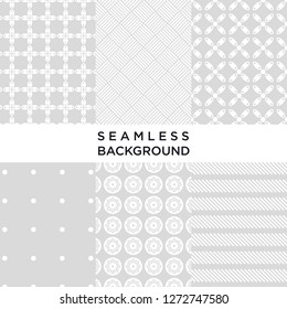 Geometric seamless pattern background collection can use for any purpose