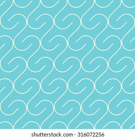 Geometric seamless pattern background with curved line. Abstract background. Vector seamless pattern illustration.